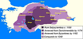 Expansion of the Sultanate c. 1100–1240