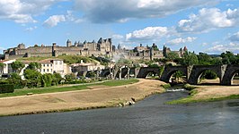 De Aude bij Carcassonne