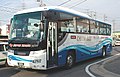 知多乗合・空港リムジン車（新型セレガ：青波系塗装）