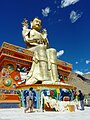 bức tượng Phật Di Lặc cao 23 mét (75 ft) ở thung lũng Nubra, Ladakh, Ấn Độ, dựng năm 1999