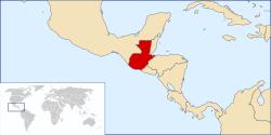 Location of Guatemala