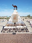 The grave of Hadji Ali (1828 –1902) a.k.a. Hi Jolly. The grave was listed in the National Register of Historic Places in February 28, 2011, reference #11000054. The grave is located in Hi Jolly Cemetery.