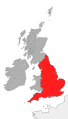 Figure 2 : Localisation de l’État d'Angleterre.