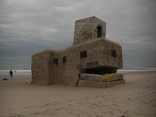 Bunker en la playa.