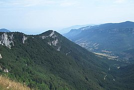 vue du col de la Bataille