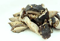 Koreansk pyogo-bokkeum (stegt shiitake)