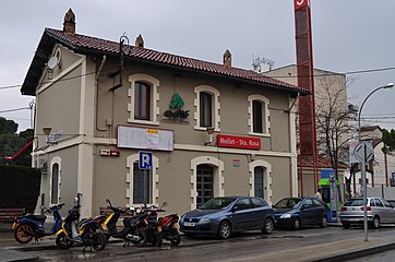 Mollet - Santa Rosa train station.