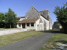 The church in Saint-Sever-de-Saintonge