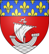 Blason actuel de Paris (éléments présents dès 1358).