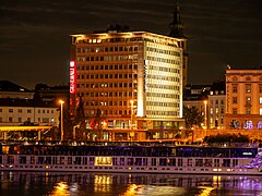 Generali-Gebäude (Linz) at night