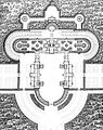 Plan du projet de reconstruction du château de Malmaison.