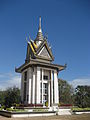 Image 38Choeung Ek Monument contains more than 5,000 human skulls. (from History of Cambodia)