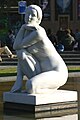 La Deessa (Die Göttin). Skulptur von Josep Clarà i Ayats auf der Plaça de Catalunya in Barcelona (1908–1910)