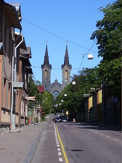 Charles's Church (Kaarli kirik) seen from Luise Street