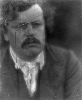 Gilbert Keith Chesterton, 1905, door Alvin Langdon Coburn