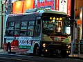 関東バスカラーの日野・ポンチョによる代走 (E111)