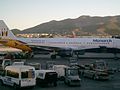 A321-200 G-OZBN at Malaga Airport Gate C36