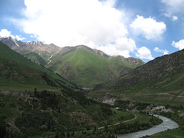 Ülke içinde akan Narın Nehri