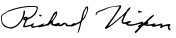 Signature of Riichard Nixon