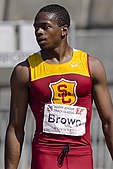 Aaron Brown Rang fünf in 10,15 s