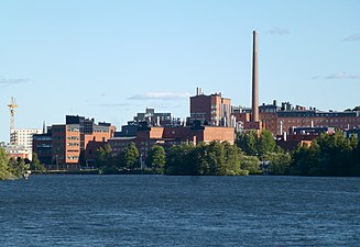 Astra Zenecas anläggningar vid Snäckviken i centrala Södertälje.