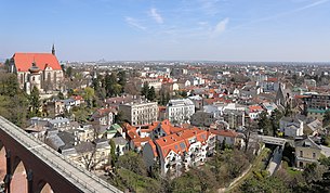 Blick von der Johannes-Ruhe über Mödling Richtung Nordost