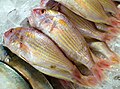 'Pla sai daeng' (Nemipterus hexodon) is a salt water fish that is good for deep-frying