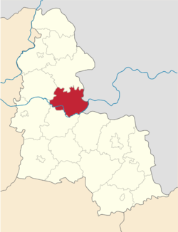 Raion location in Sumy Oblast