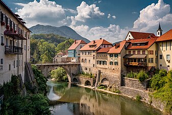 26/01: Pont dels caputxins a Škofja Loka, Eslovènia