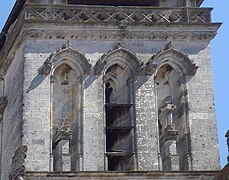 Détail du clocher Saint-Barthélemy.