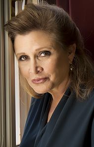 Carrie Fisher, som spelade prinsessan Leia i Stjärnornas krig-trilogin, 2013.