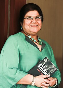 Anand at a Talking Books event in 2019