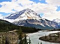 Tangle Ridge and Sunwapta River