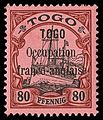 Stamp of German Togo overprinted by the French occupation forces