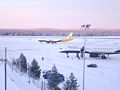 Monarch Airlines B757 and A321