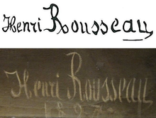 Rousseau Henri autograph.png