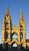 Façade de l'abbaye Saint-Jean-des-Vignes.