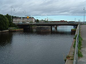 Tivolibron, där gick gamla E4an igenom Sundsvall innan Sundsvallsbron byggdes