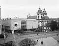 Blick auf Kunsthalle und St. Andreas an der Südseite des Grabbeplatzes