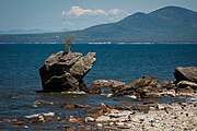 The eastern coast of Lake Baikal