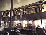 Balcony inside the Bird Cage Theatre.