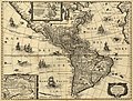 Image 20A 17th-century map of the Americas (from History of Latin America)