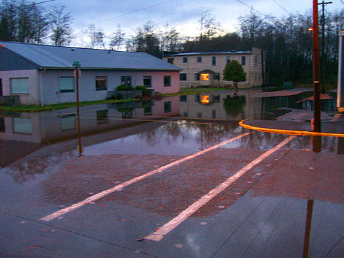 Flooding in streets