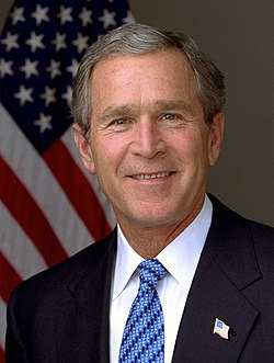 George W. Bushin virallinen muotokuva vuodelta 2003.