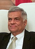 Ranil Wickremesinghe, UNP-Parteiführer und Premierminister seit dem 9. Januar 2015