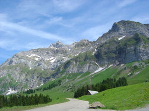 Säntis vidita de Schwägalp