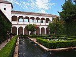 The Patio de la Sultana (Courtyard of the Sultana), looking north