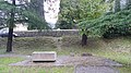 Memorial stone within the memorial site, front side with the inscription: Pali u ustanku mornara Februara 1918 (Croatian: They fell in the sailors' revolt in February 1918).