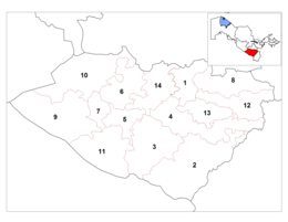 Distretto di Dehkanabad – Mappa