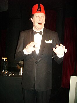 Byld fan waaks fan Tommy Cooper by Madame Tussaud yn Blackpool, Lancashire